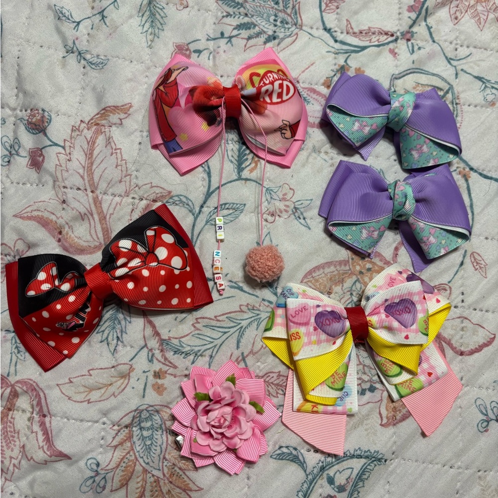 Vibrant Hair Bow Collection for Kids